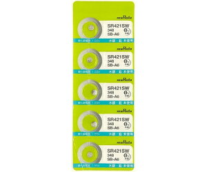 ���c���쏊 ������_����d�r 4.8×2.15mm 1�V�[�g�i5���j 1��(5��) SR421SW