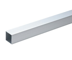 岡田装飾金物 アルミ等辺角パイプ 4m 1.5×20×20 1本 89P42【大型商品の為代引不可】