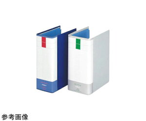 ライオン事務器 パイプ式ファイル両開き〈環境〉 ブルー 1冊 No.785RK