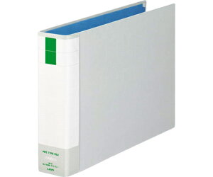 ライオン事務器 パイプ式ファイル両開き〈環境〉 1冊 No.750RK(LH)