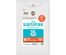 日本サニパック サニパックポリ袋NOCOO（ノクー）30L10枚 0.020mm 1冊(10枚入) CUH31