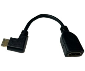 トライメイト HDMI to Mini HDMI 変換ケーブル 左カーブ 1個 TR-HDA007-L