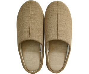 ストロング 洗える リネンライクのチャールストンスリッパ Mサイズ Beige 3足セット 1袋(3足入) 10-4-430-56