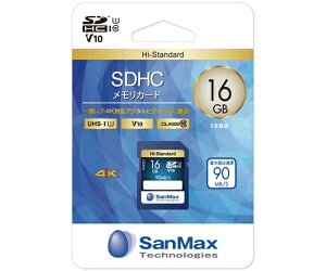 SanMax Technologies SDHC[J[hiHi-StandardO[hj 16GB 1 SSH16AV