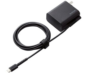GR m[gPCpACA_v^[ Type-C USB Power DeliveryΉ 45W P[ǔ^ 1.8m ubN 1 ACDC-PD2545BK