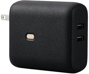 GR oCobe[ ܂[dΉ 5000mAh USB-Ao2|[g ubN 1 DE-AC06-5000BK