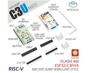 M5Stack M5Stamp C3U Mate 1�� M5STACK-K122