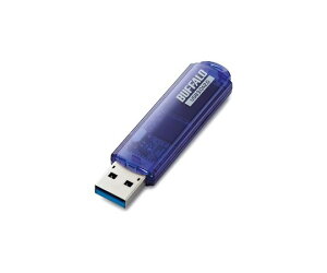 BUFFALO USB3.0�Ή��@USB�������[�@�X�^���_�[�h���f���@64GB�@�u���[ 1�� RUF3-C64GA-BL