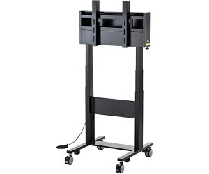 サンワサプライ 60型〜84型対応 電動上下昇降液晶 プラズマディスプレイスタンド 高位置仕様 1台 CR-PL28BK【大型商品の為代引不可】