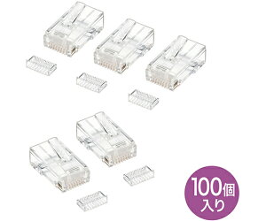 �T�����T�v���C RJ-45�R�l�N�^�@�P���p 1�Z�b�g ADT-RJ45-100SN