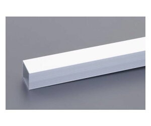 エスコ 20x20mmx1m アルミ角パイプ(シルバー/つや消/5本) 1パック(5本入) EA440HD-120