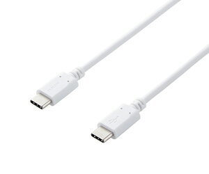 �G���R�� �X�}�z�E�^�u���b�g�pUSB�P�[�u���@USB�iC-C�j�@�X�^���_�[�h�@Power�@Delivery�Ή��@�F�ؕi�@1.0m�@�z���C�g 1�{ MPA-CC10PNWH