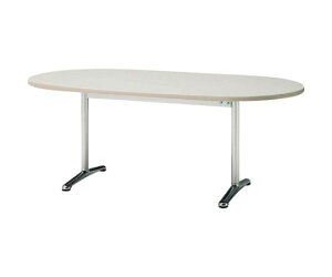 ����H�� �~�[�e�B���O�e�[�u���@�ȉ~�^�@1800X750�@�j���[�O���[ 1�� ATT-1875RS NG�y��^���i�̈ב���s�z