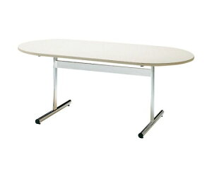 ����H�� �~�[�e�B���O�e�[�u���@�ȉ~�^�@1800X750�@�j���[�O���[ 1�� TT-1875RS NG�y��^���i�̈ב���s�z