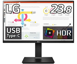 LG@Electronics@Japan WQHDj^[ 23.8^/2560×1440/HDMI Type-C/ubN 1 24QP750-B