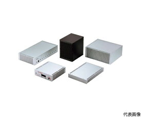 タカチ電機工業 縦型ヒートシンク式アルミサッシケース　ブラック 1台 HY70-23-33BB