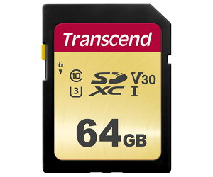 gZh 64GB@SDXCJ[h@UHS-I@U3 1 TS64GSDC500S
