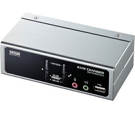 サンワサプライ USB　PS/2コンソール両対応　パソコン自動切替器　2：1 1個 SW-KVM2HVCN