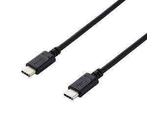 �G���R�� �X�}�z�E�^�u���b�g�pUSB�P�[�u���@USB�iC-C�j�@�X�^���_�[�h�@Power�@Delivery�Ή��@�F�ؕi�@1.5m�@�u���b�N 1�{ MPA-CC15PNBK