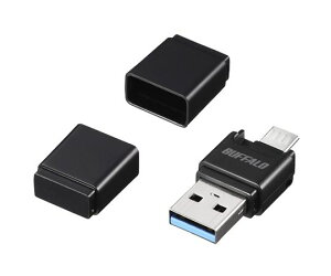 BUFFALO USB3.0@Type-A/microBΉ@microSDpX}zJ[h[_[/C^[@ubN 1 BSCRM110U3BK