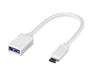 BUFFALO USB3.1�@Gen1�ϊ��P�[�u���iA���X�@to�@C�j�@0.15m�@�z���C�g 1�� BSUAMC311015WH