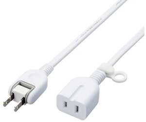 エレコム 延長タップ スタンダード ホコリ防止シャッター付 1.0m ホワイト 1本 T-X01-2110WH