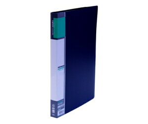 クラウン u green クリヤーファイルA4 黒 1冊 CR-CFL40-B