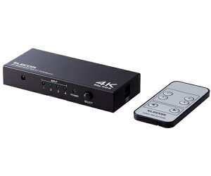 GR HDMIؑ֊ 4K60PΉ 4|[g 41o pRt ubN 1 DH-SW4KP41BK