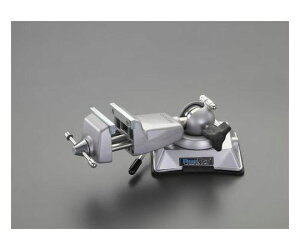 エスコ 64mm ロープロファイルバイス(バキュームベース) 1セット EA525ML-102