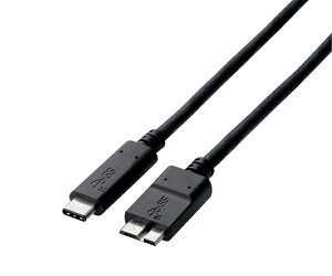 GR USB3.1P[u(FؕiAC-microB) 0.5m ubN 1 USB3-CMB05NBK