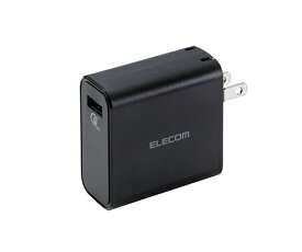 エレコム AC充電器（USBポート/QC3.0）　ブラック 1個 MPA-ACUQ01BK