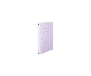 スマートバリュー PPフラットファイル A4S 厚綴 バイオレット 120冊 1箱(120冊入) D080J-12VL