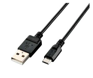 �G���R�� microUSB�P�[�u�� USB2.0 �G�R�p�b�P�[�W 0.9m �u���b�N 1�p�b�N U2C-JAMB09BK