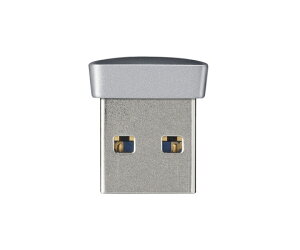 BUFFALO USB3.0対応 マイクロUSBメモリー 32GB シルバー 1台 RUF3-PS32G-SV