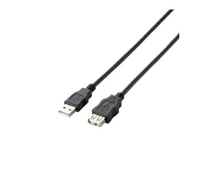 �G���R�� �G�RUSB2.0�����P�[�u�� A-A���X�^�C�v �G�R 2m �u���b�N 1�p�b�N U2C-JE20BK