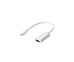�G���R�� miniDisplayPort�ϊ��A�_�v�^�@forAPPLE�@HDMI�@�z���C�g 1�p�b�N AD-MDPHDMIWH