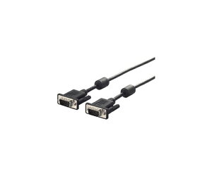 BUFFALO �f�B�X�v���C�P�[�u�� �ɍ� D-Sub15�FD-Sub15 �t�F���C�g�R�A�t �u���b�N 5.0m 1�{ BSDCV50BK