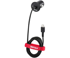 BUFFALO 2.4A �V�K�[�\�P�b�g�pUSB�}���[�d�� microUSB�}���P�[�u����̌^�^�C�v 1m �u���b�N 1�� BSMPS2403BC1BK