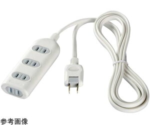 BUFFALO 2�s�����d���^�b�v 4���^�C�v �V���b�^�[�t 3m �z���C�g 1�� BSTAPSH2430WH