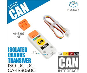 M5Stack M5StackpCAN-BUSjbgiCA-IS3050Gj 1 M5STACK-U085