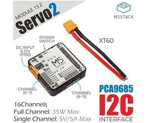 M5Stack M5StackpServo2W[i16`l T[{hCoj 1 M5STACK-M014-B