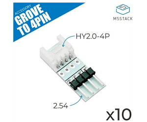 M5Stack Grove-4�s���R�l�N�^�i10���j 1�� M5STACK-A099