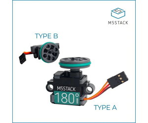M5Stack Servo Kit 180° 1�� M5STACK-A076-B