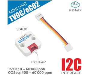 M5Stack M5StackpTVOC/eCO2 KXZT[jbg 1 M5STACK-U088