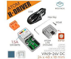 M5Stack ATOM DRV8876 HubW[^[hCoLbg 1 M5STACK-K050