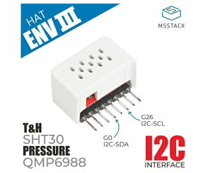 M5Stack M5StickC ENV III Hat�iSHT30/QMP6988�j 1�� M5STACK-U053-D
