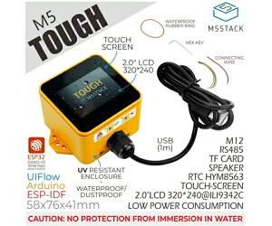 M5Stack M5Stack Tough ESP32 IoT�J���L�b�g 1�� M5STACK-K034
