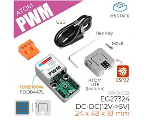 M5Stack ATOM PWM�L�b�g�iFDD8447L���ځj 1�� M5STACK-K065