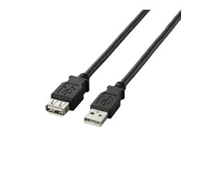 �G���R�� USB2.0�����P�[�u�� A-A���X�^�C�v �m�[�}�� 1.5m �u���b�N 1�p�b�N U2C-E15BK