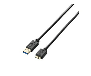 �G���R�� USB3.0�P�[�u�� A-microB�^�C�v �X�^���_�[�h 2m �u���b�N 1�p�b�N USB3-AMB20BK